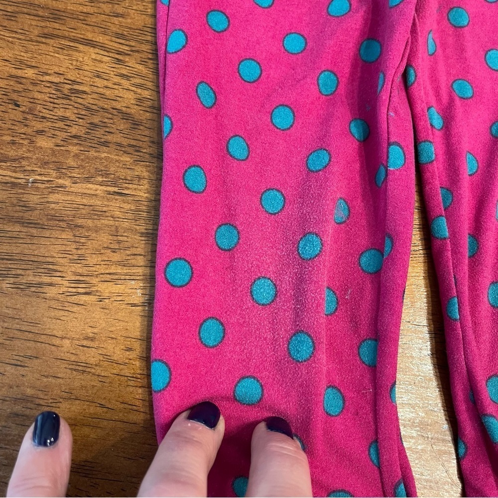 Matilda Jane Navy Pink Pajama Set with Playful Patterns winter ice skate size 4 - Picture 3 of 13